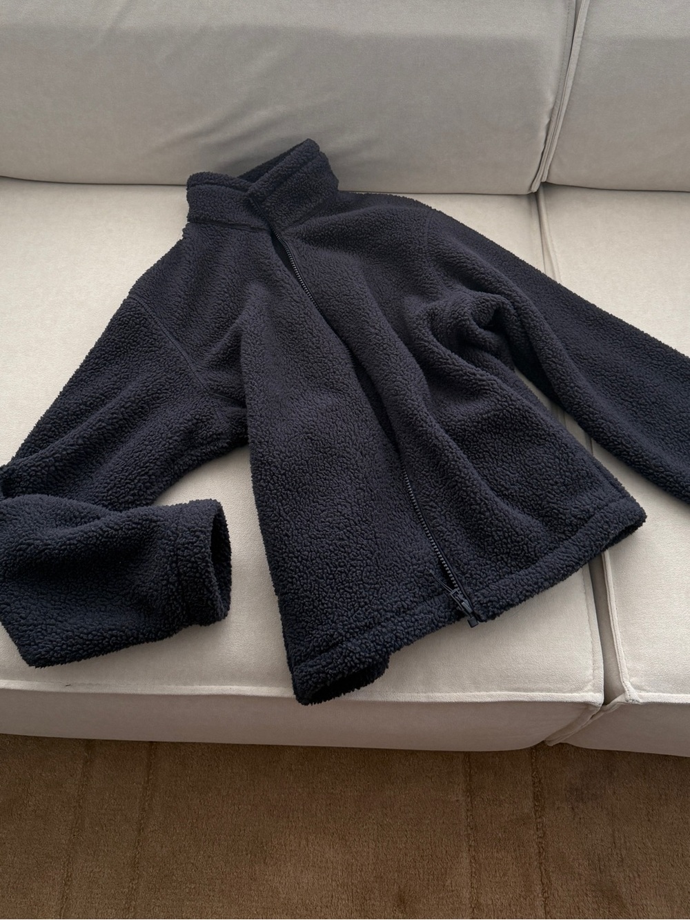 uniqlo fleece zip up